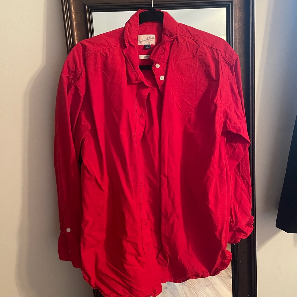 Universal Thread Red Button-Up Shirt